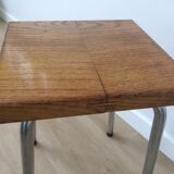 Vintage stool wood metal