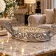 Antique Silver Cup Rose Silver & Crystal Jardiniere Decorative Bowl Cup