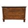Empire commode in mahogany with marble top, 19th century.