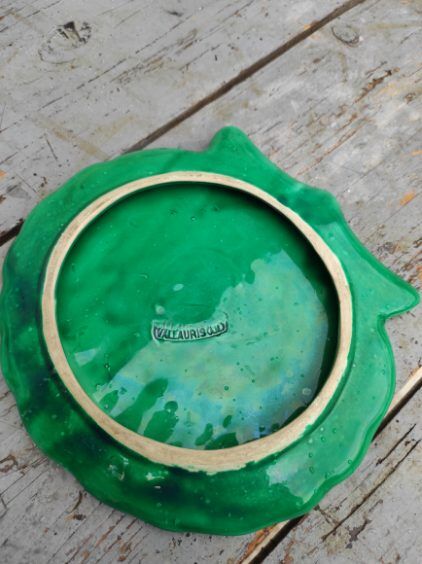 Vallauris condiment set salt pepper mustard