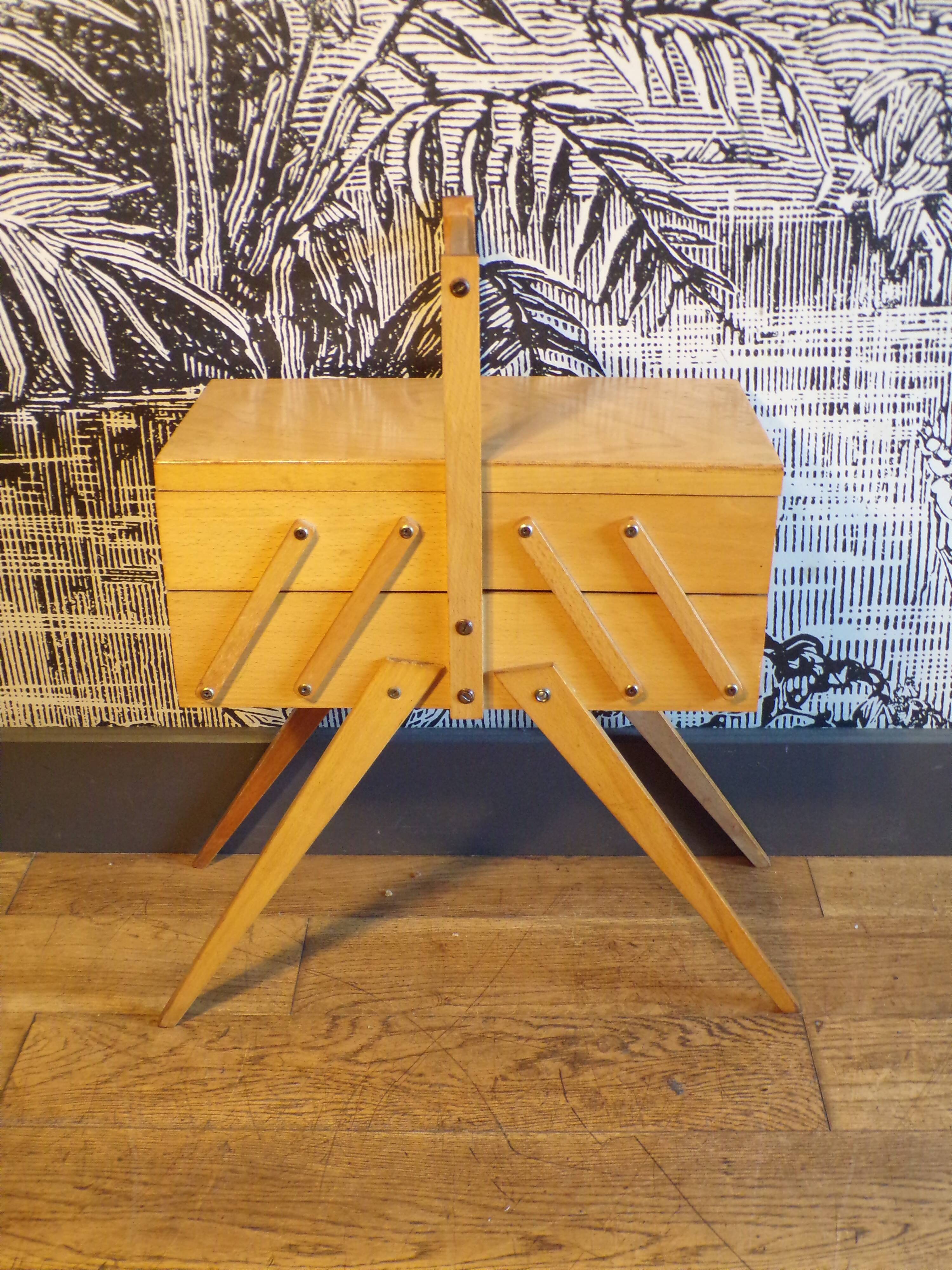 Vintage worker compass feet