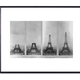 "The construction of the Eiffel Tower" photography