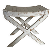 Tabouret chevet néo classique directoire patine d'origine 1950