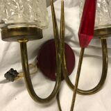 Pair of vintage wall light 50s
