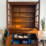 Cherry wood buffet library