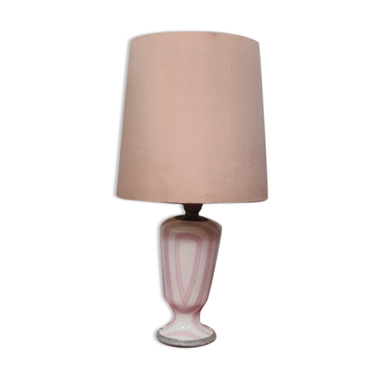 Vintage table lamp in Paris porcelain