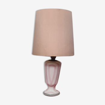 Lampe de table vintage en porcelaine de Paris