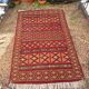 Vintage Boho Chic Berber Kilim Rug 200x115 Wool Tunisia Red