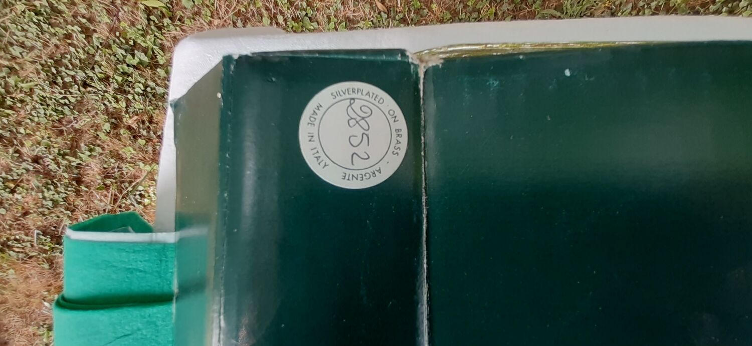 Vintage silver tray
