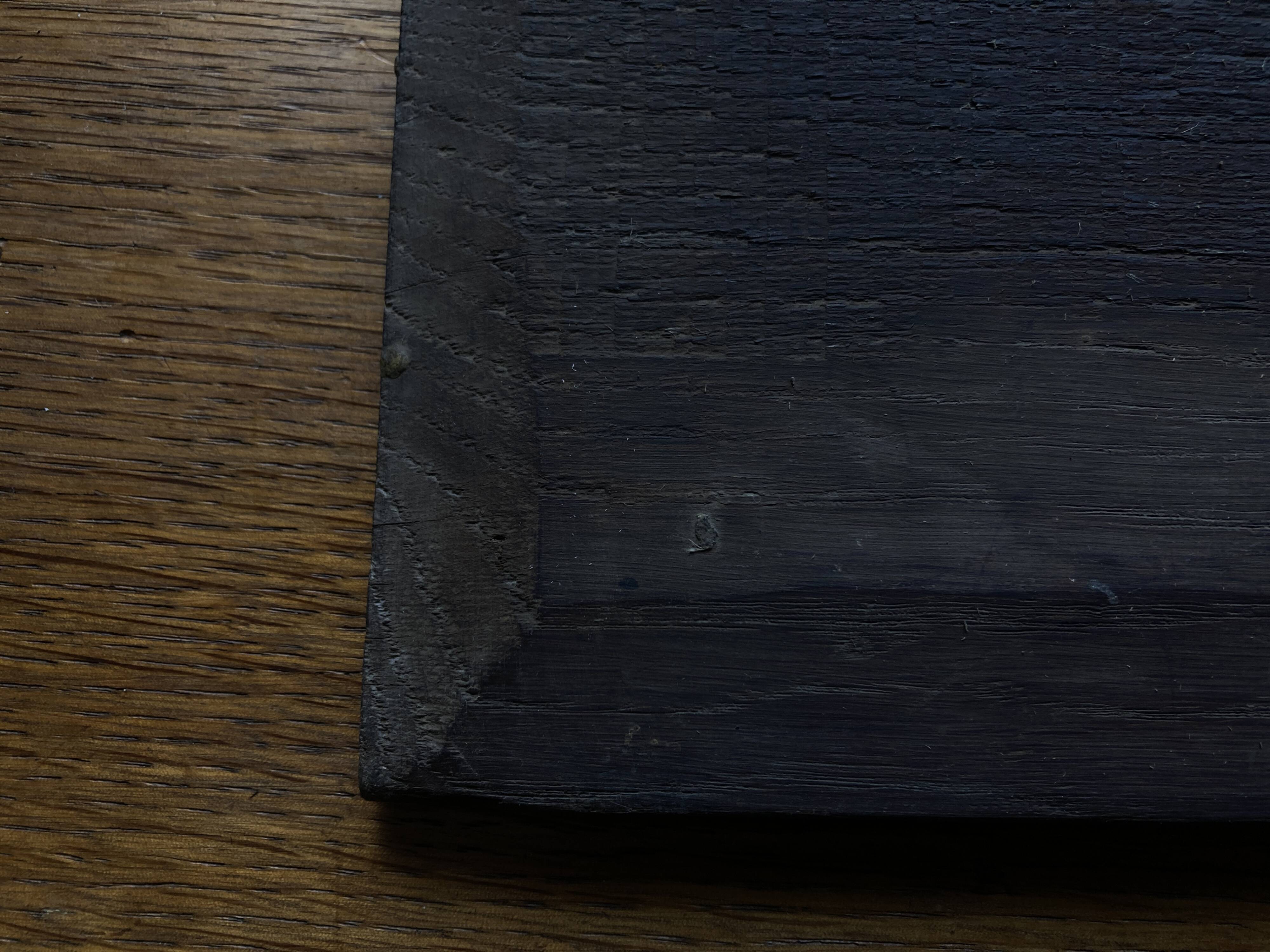 Painting of 19 roses from the garden, oil on wood.