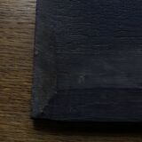 Painting of 19 roses from the garden, oil on wood.