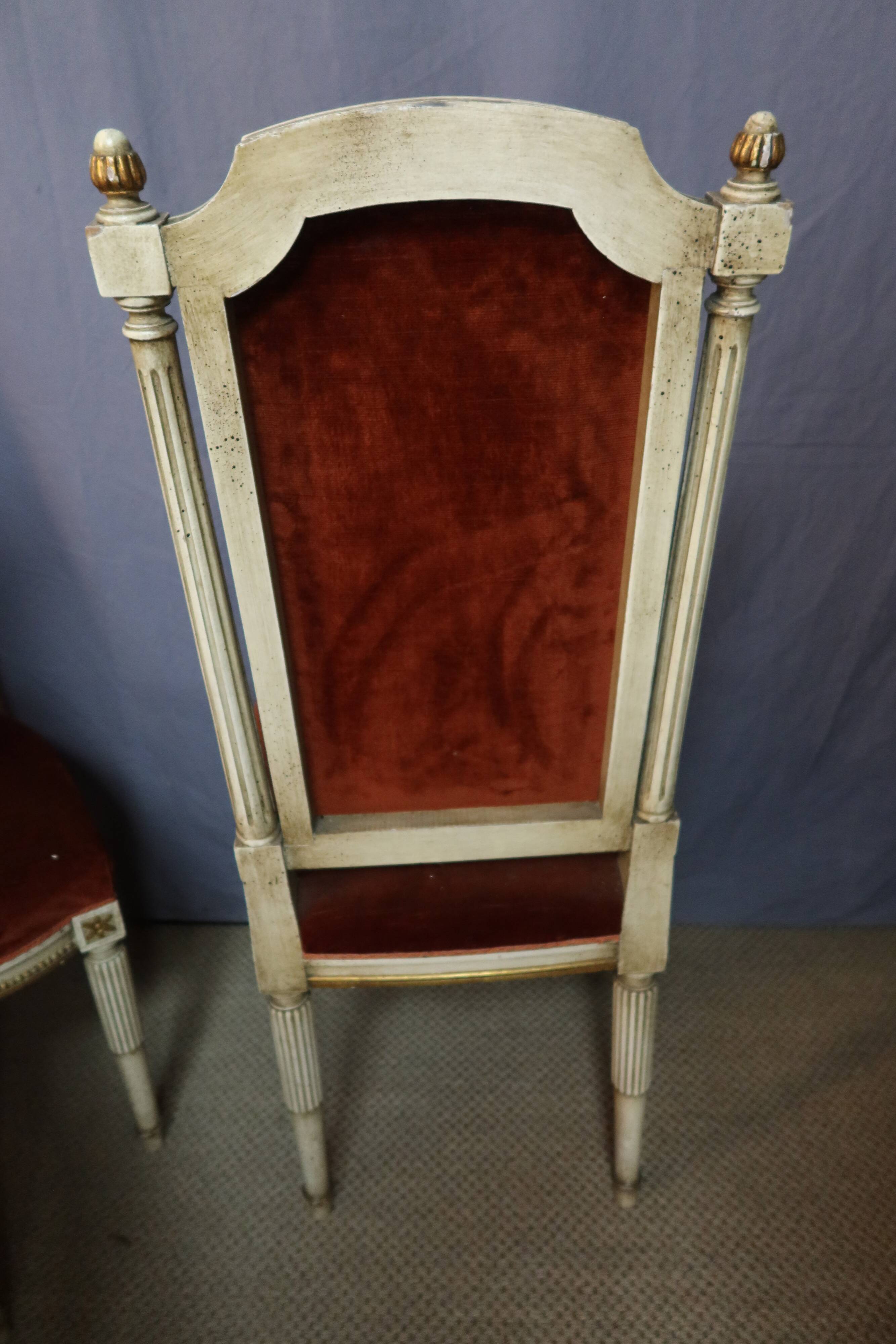 chaises de style directoire