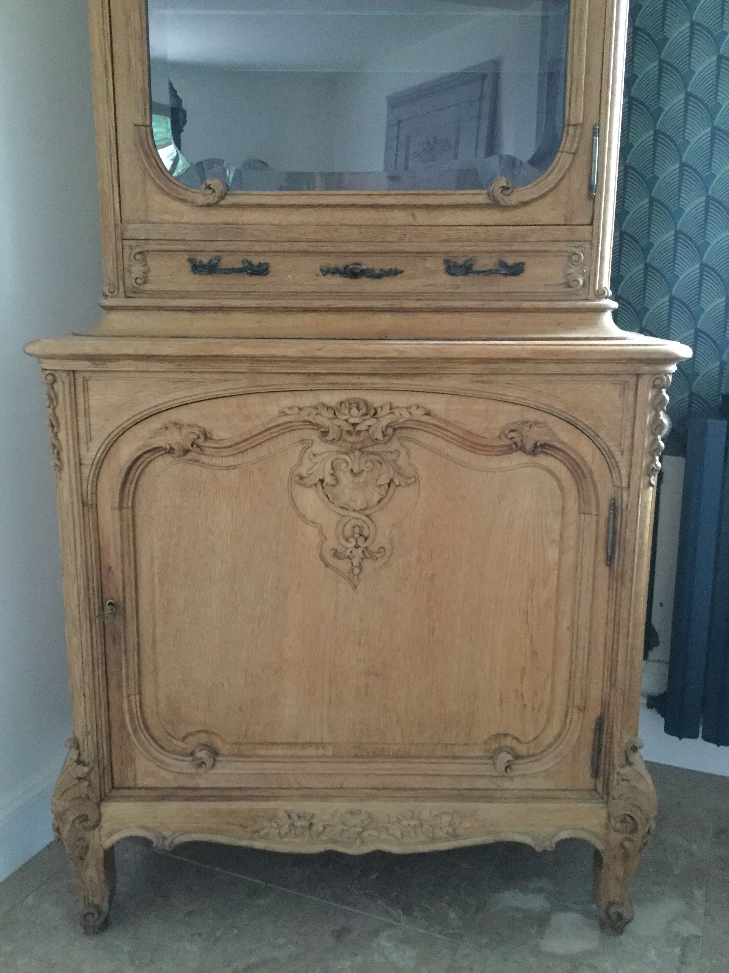 Meuble vitrine ancien