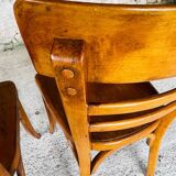 Pair of Baumann bistro chairs, circa 1950's