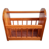 Porte revues ancien en bois