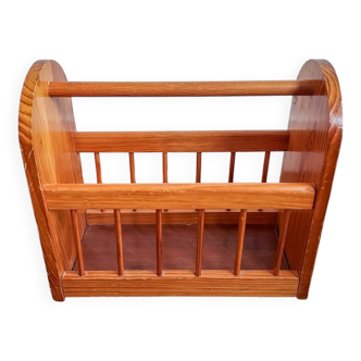 Porte revues ancien en bois