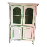 Solid oak cerusee showcase