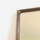 Old beveled mirror brass frame 74x50cm