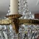 Balloon chandelier in bronze and grapevines 8 lamps