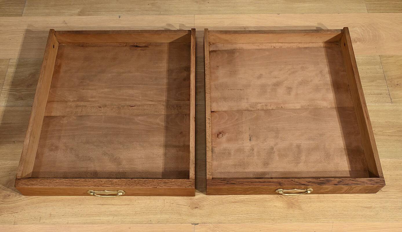 Oak Vis-à-vis Desk – Late 19th Century