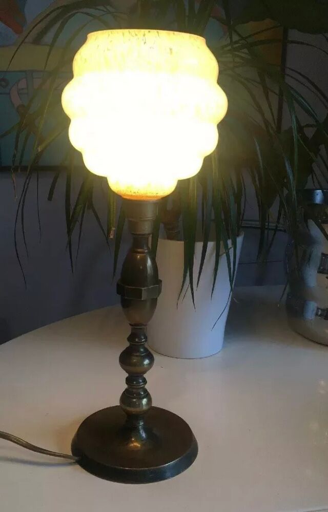 Old brass lamp