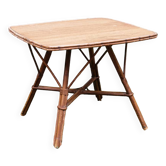 Square rattan coffee table