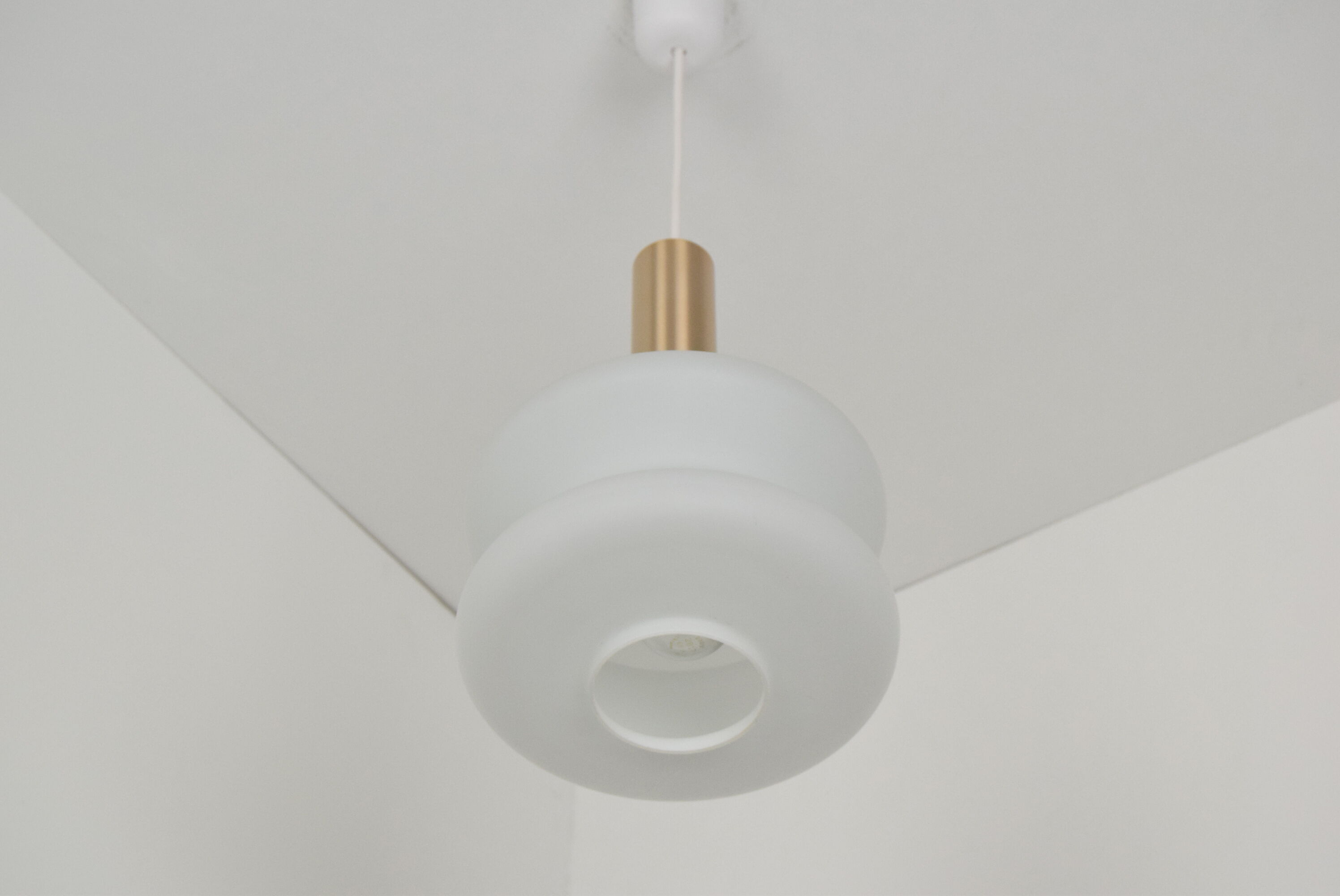 Mid-century glass pendant,1960's