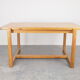 Vintage pine Scandinavian dinner set by Hugo Svensson for Bjarnums Mobelfrabiker