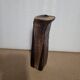 Scandinavian brutalist glazed stoneware vase