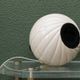 Twisted ball lamp in cracked ceramic, 1980s