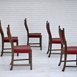 1960s, set of 5 pcs Danish dinning chairs, original good condition.