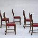 1960s, set of 5 pcs Danish dinning chairs, original good condition.
