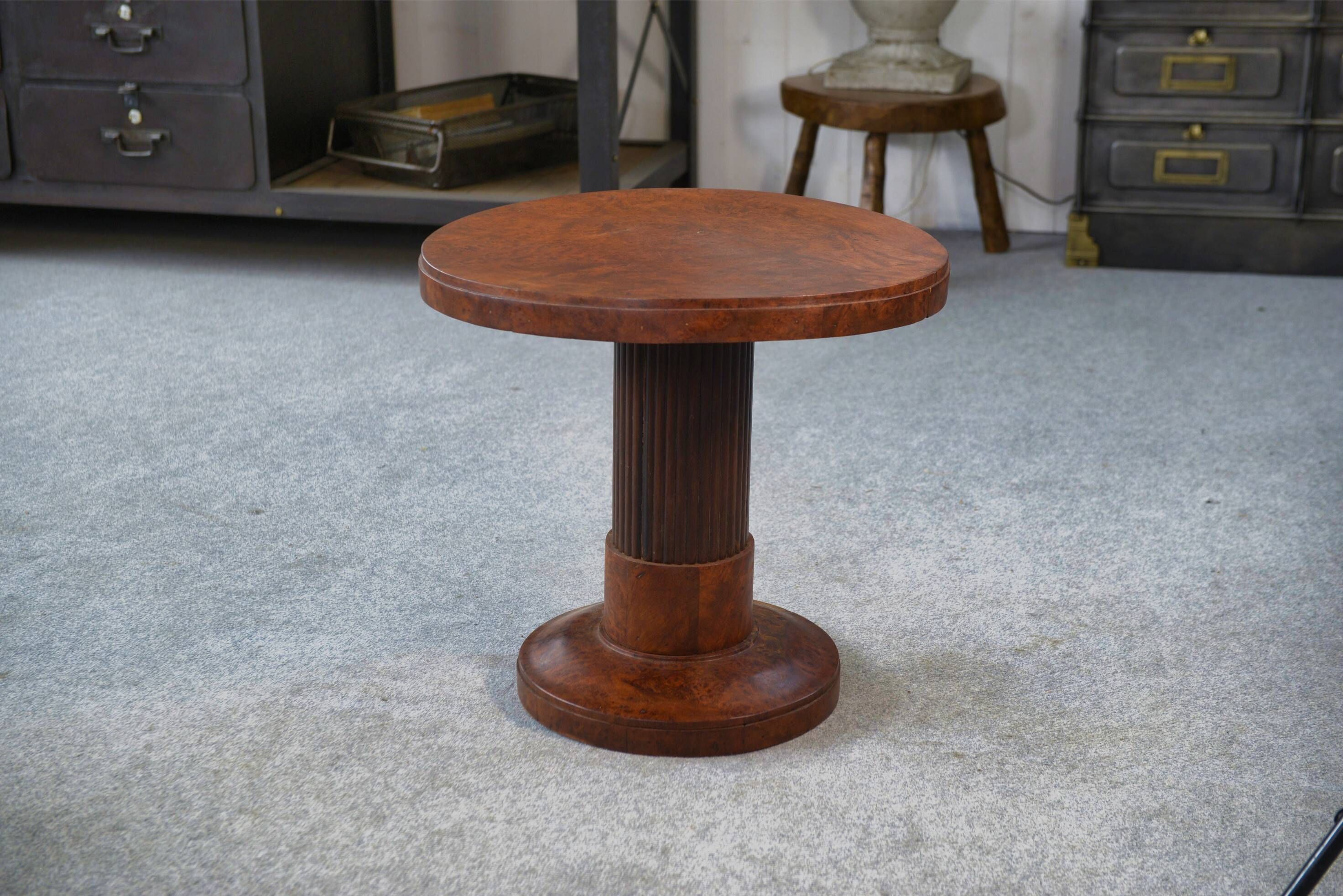 Art Deco gueridon attributed to Jules Leleu 1930s