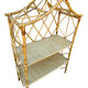 Rattan shelf Chinese hat from the 1960s Sweden