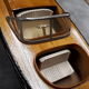 Boat style riva 1950 office deco wood