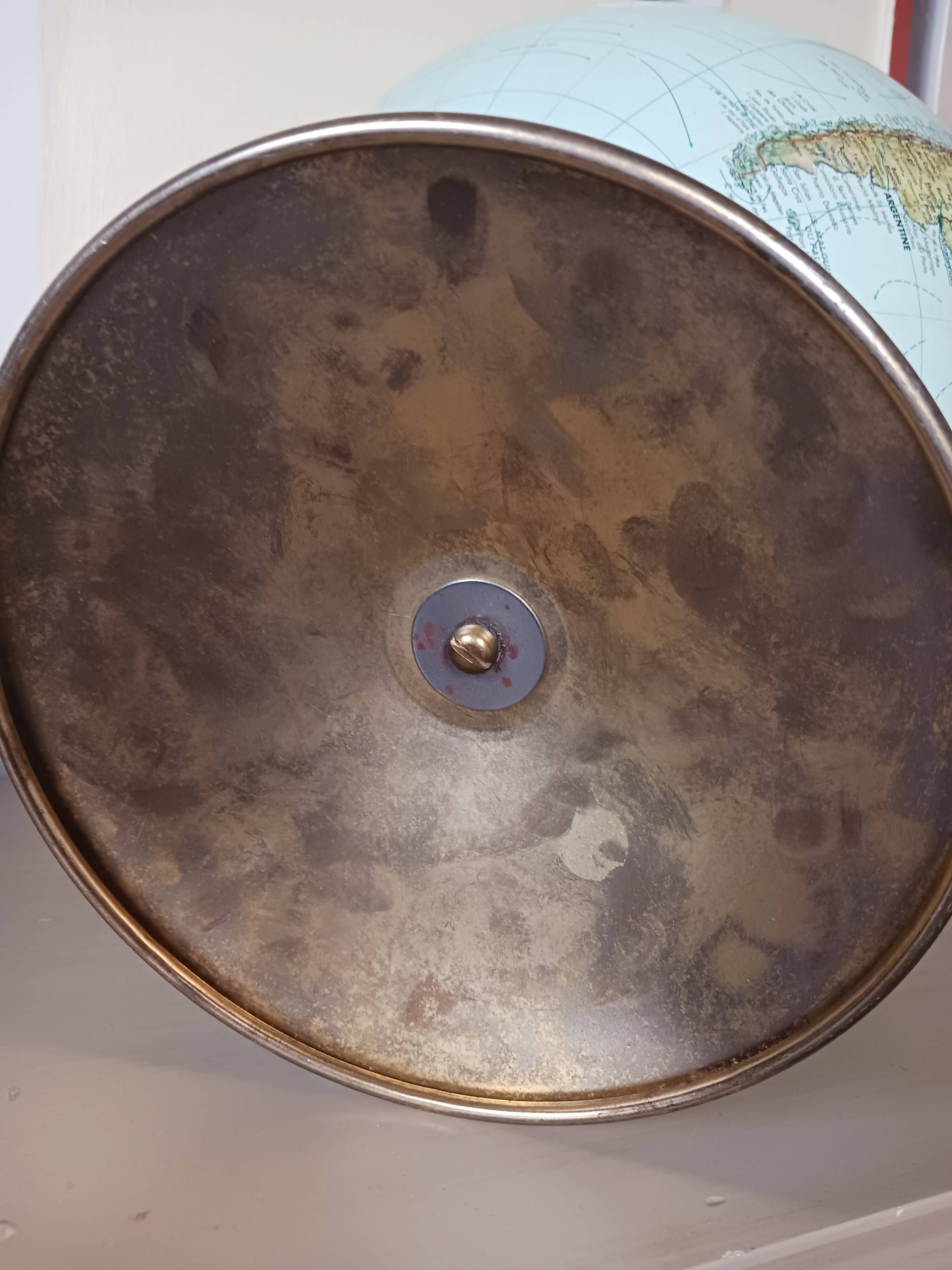 World globe, 1960s/70s.