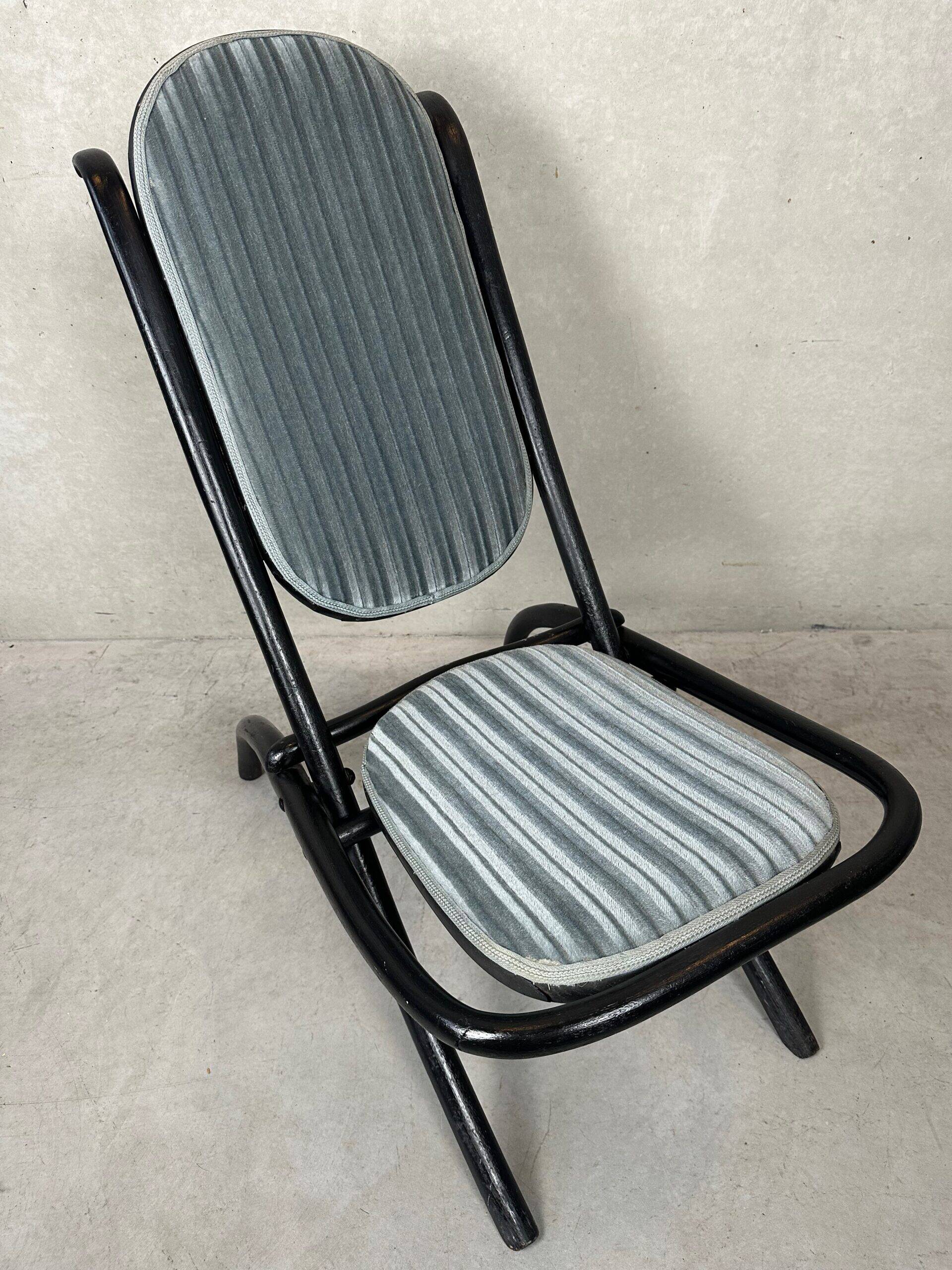 Antique Thonet folding chair – Kaminsessel