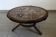 Table basse métal et céramique Vallauris, années 60