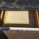 Buffet bahut de cuisine en formica marbre noir - vintage