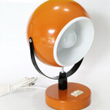 Eyeball spage age table lamp 1970's orange