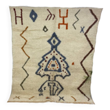 Handcrafted Moroccan Berber carpet 207 x 166 CM