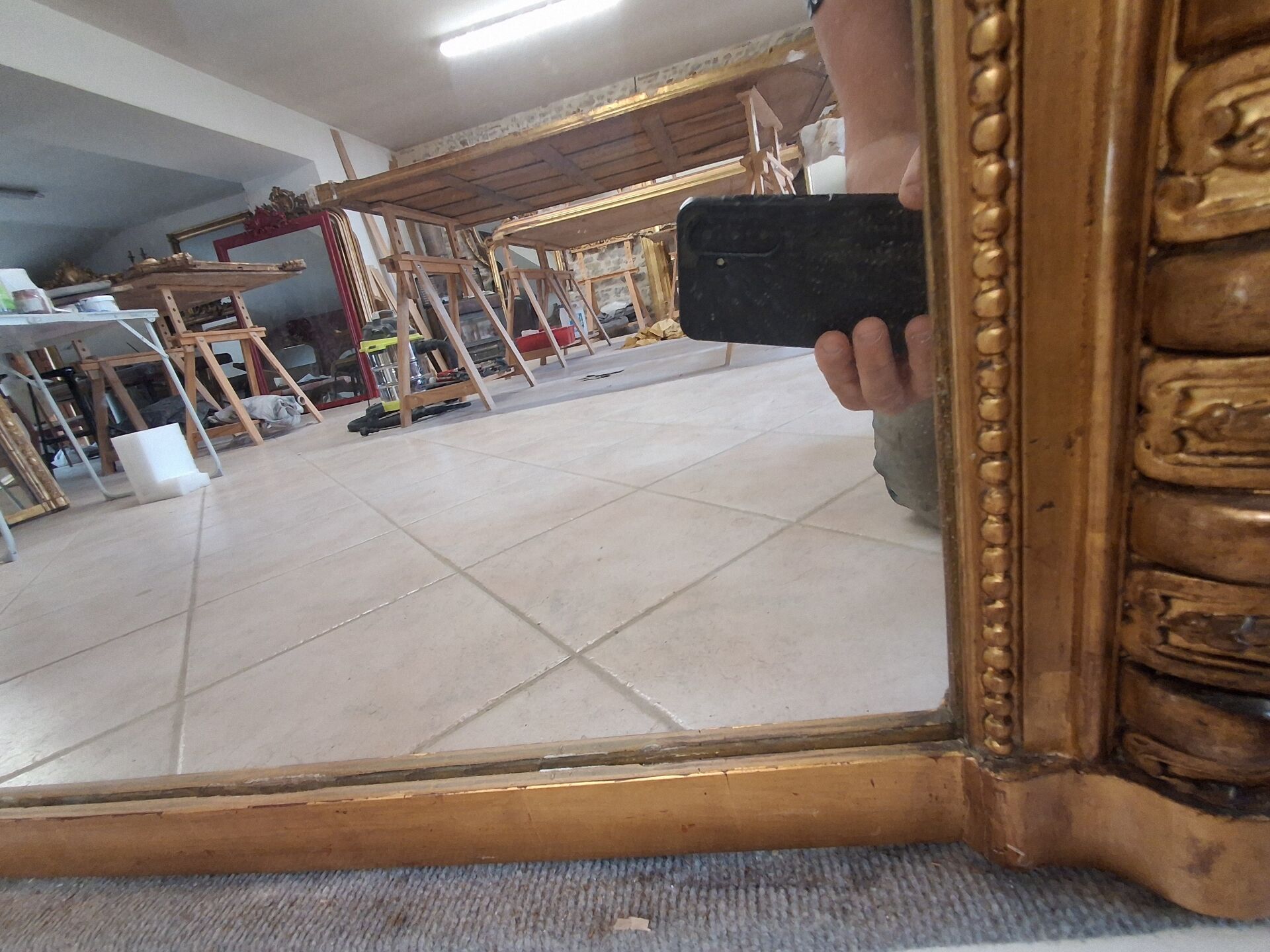Miroir époque XIX 189 x 121 /123