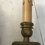 Pair of bronze castle appliques 55cm