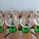 Green stemmed liqueur glass