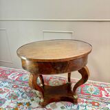 Guéridon, Table De Salon En Acajou D’époque Empire XIX Eme Siècle