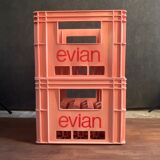 Evian bottle box