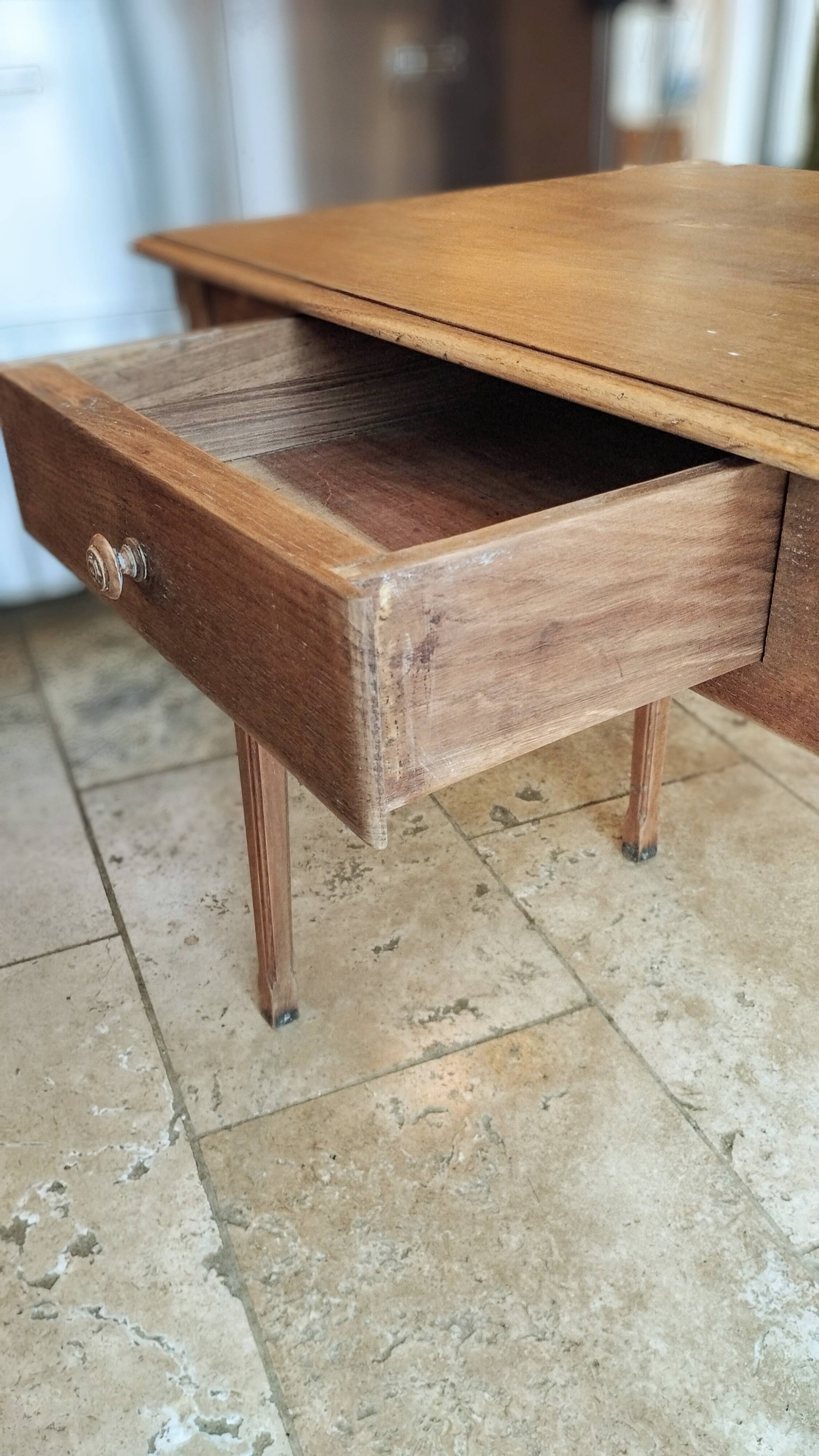 Oak side table