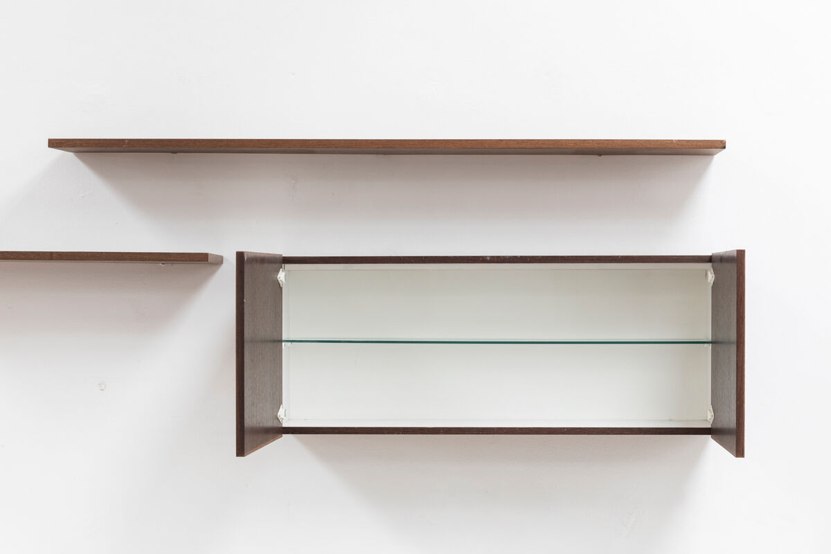 Banz Bord wall unit in wengé, the Netherlands, 1970’s
