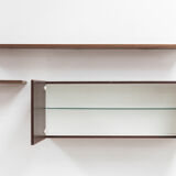 Banz Bord wall unit in wengé, the Netherlands, 1970’s