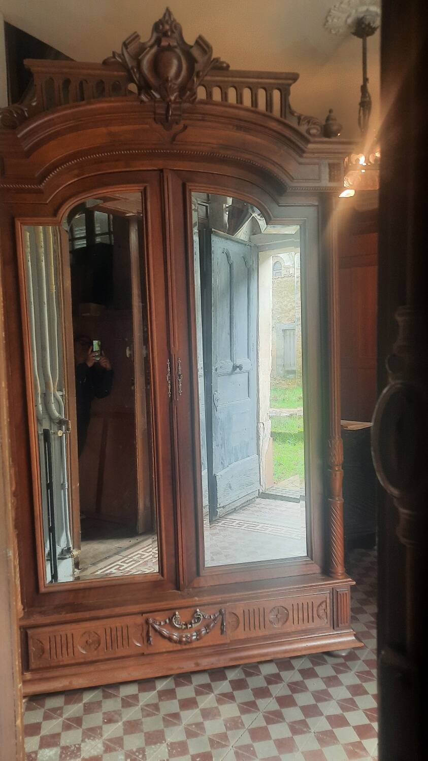 Louis XV style wardrobe